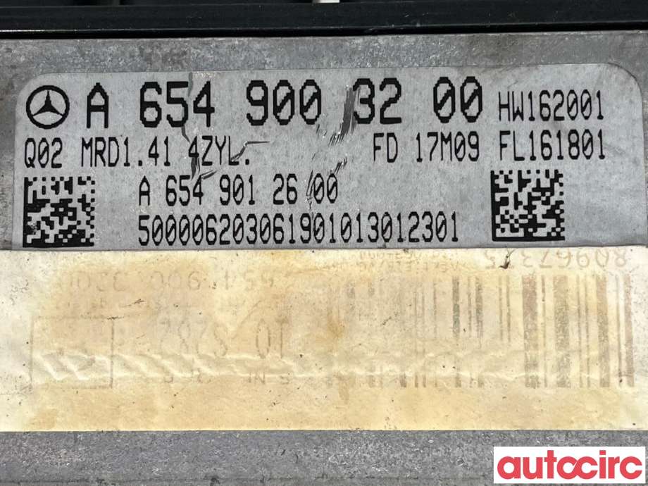 Styreenhet motor til Mercedes E-Klasse 2016-2023 (W213) (W213) (MERCEDES|A6549009600|A6549003200)