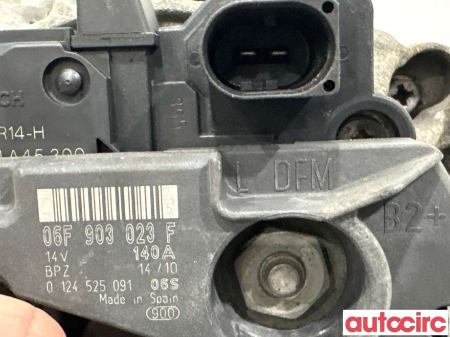 Dynamo til VW Caddy 2004-2010 (Type III, Fase 1)  (VOLKSWAGEN|06F903023F|)