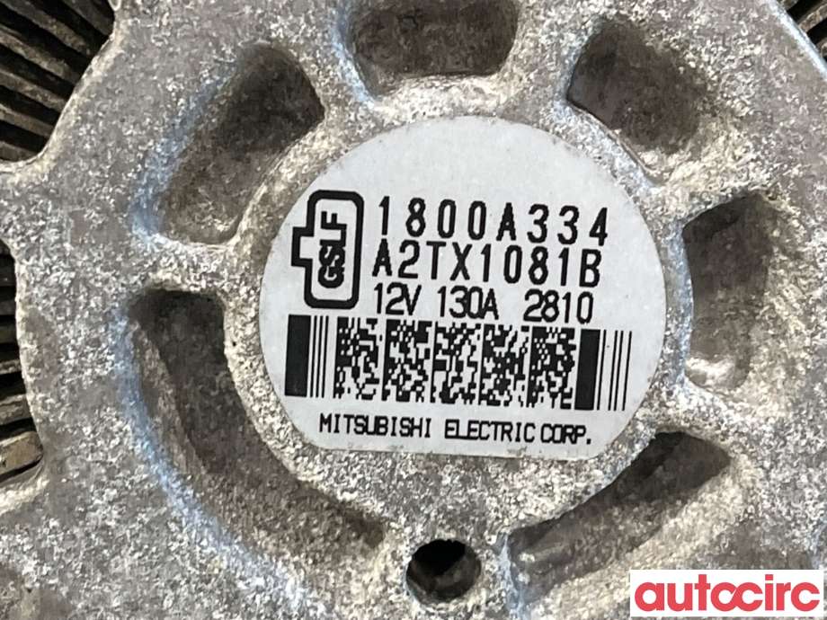 Dynamo til Mitsubishi Outlander 2012-2015 (Type III, Fase 1)  (MITSUBISHI|1800A431|A2TX1081B|1800A334)