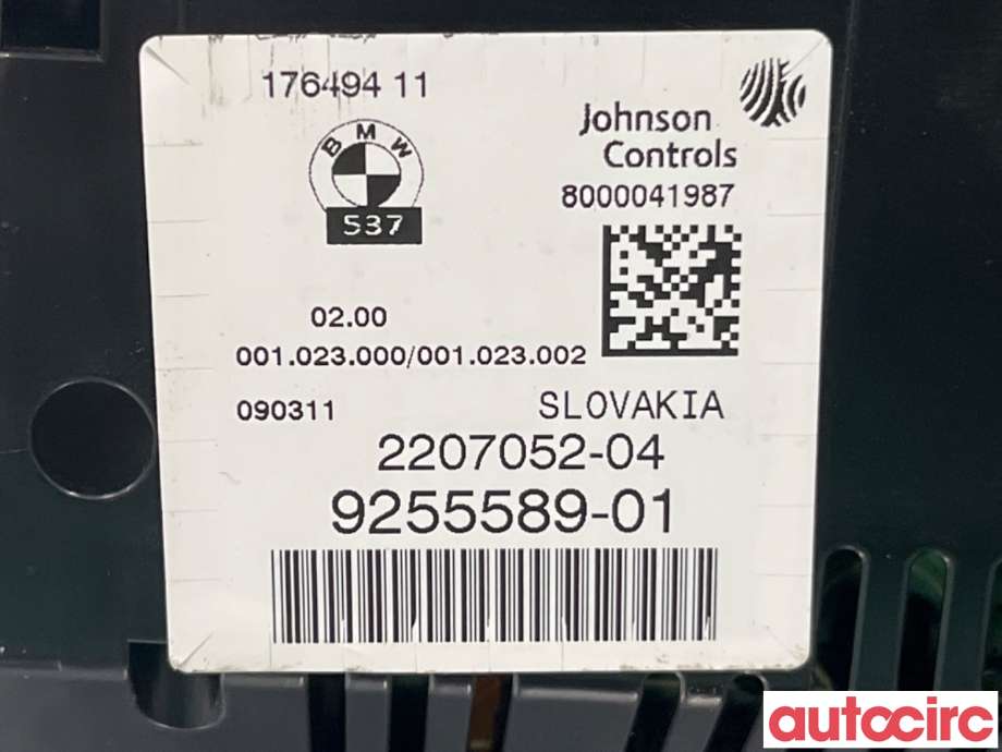 Instrumentpanel til BMW X3 2010-2017 (F25) (F25) (BMW|62109358981||9255589)
