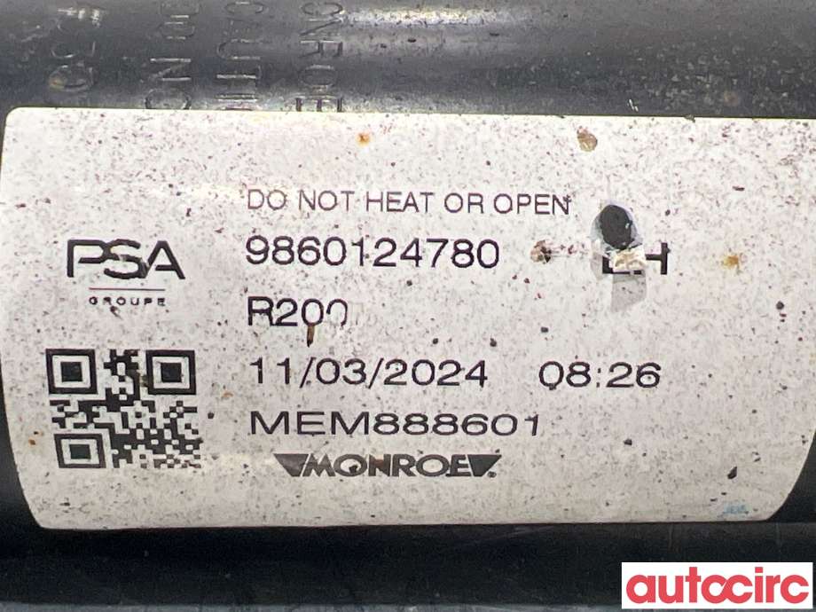 Støtdemper bak til Peugeot e-3008 2023-->> (PEUGEOT|9860124780|)