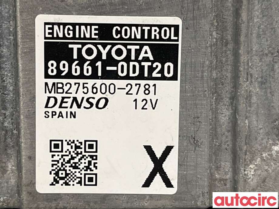 Styreenhet motor til Toyota Yaris 2014-2020 (Type III, Fase 2)  (TOYOTA|896610DT20)