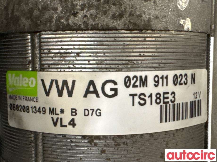 Starter diesel til Škoda Octavia 2005-2008 (Type II, Fase 1)  (SKODA|02M911024NX|TS18E3|02M911023N)