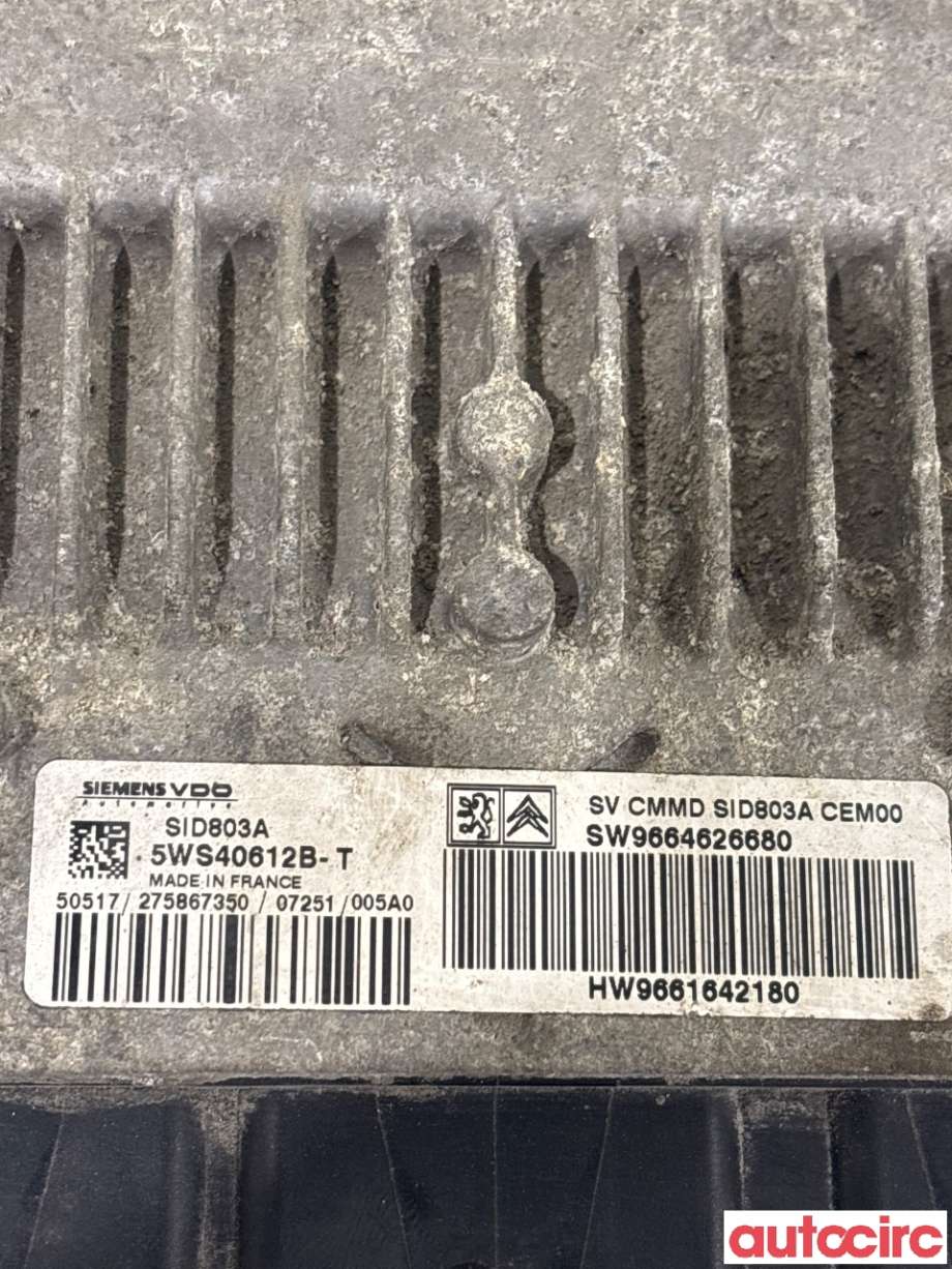 Styreenhet motor til Peugeot Expert 2007-2016 (Type II)  (PEUGEOT|1942HX||9664626680)