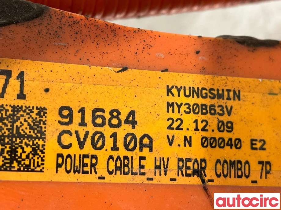 Kabel høy volt (HV) hybrid til Kia EV6 2021-->>  (KIA|91684CV010|)