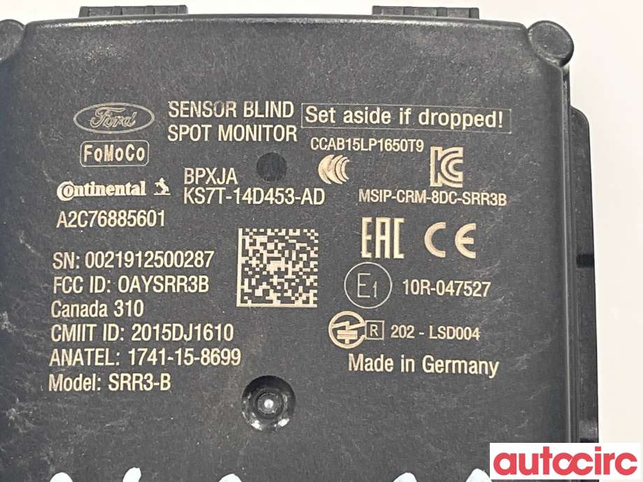 Sensor radar til Ford Mondeo 2019-->> (Type V, Fase 2) (FORD|2357221||KS7T-14D599-AD)