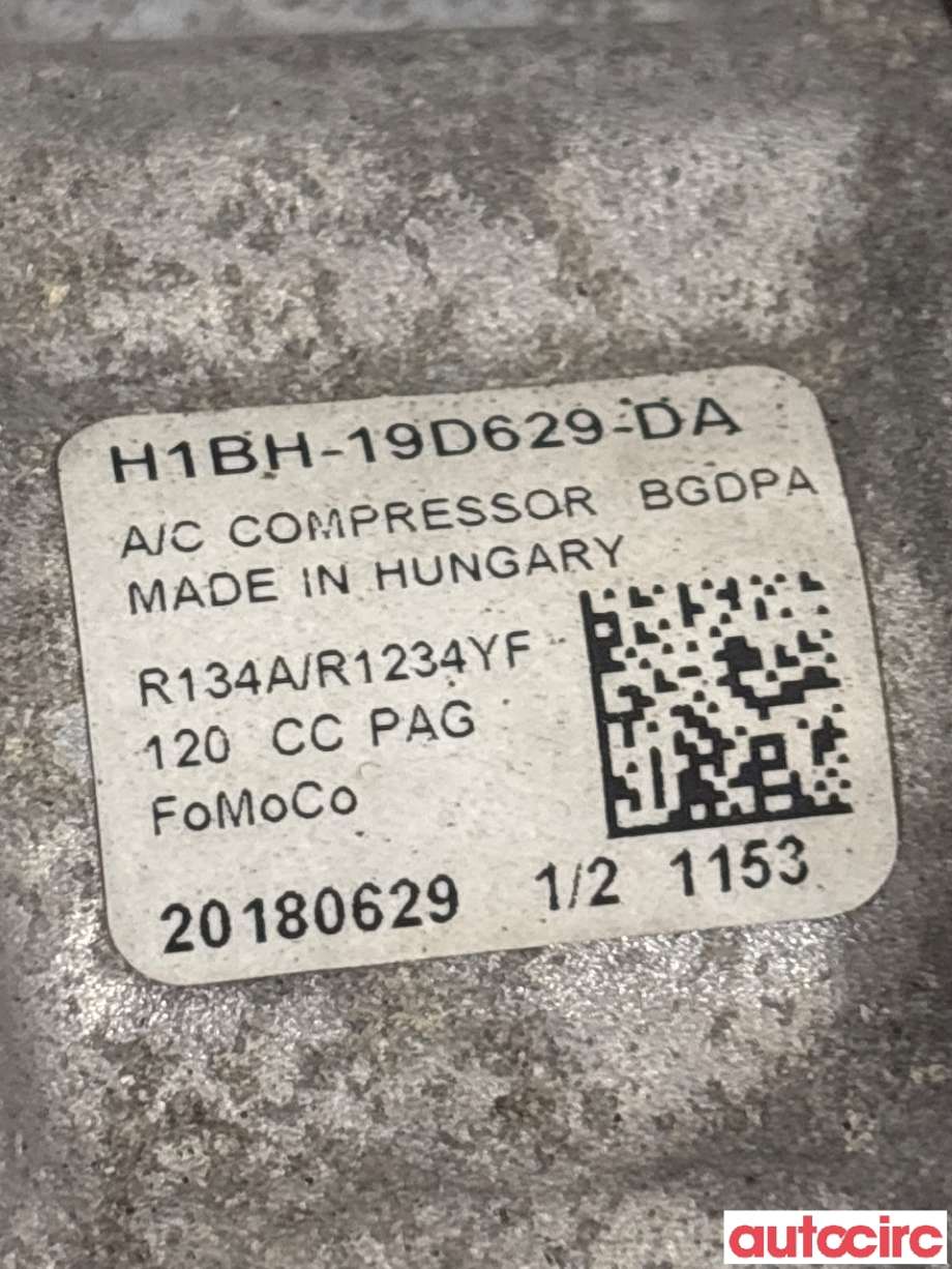 Aircondition kompressor til Ford Fiesta 2017-->> (Type VII)  (FORD|2673870|H1BH-19D629-DA|2759208)
