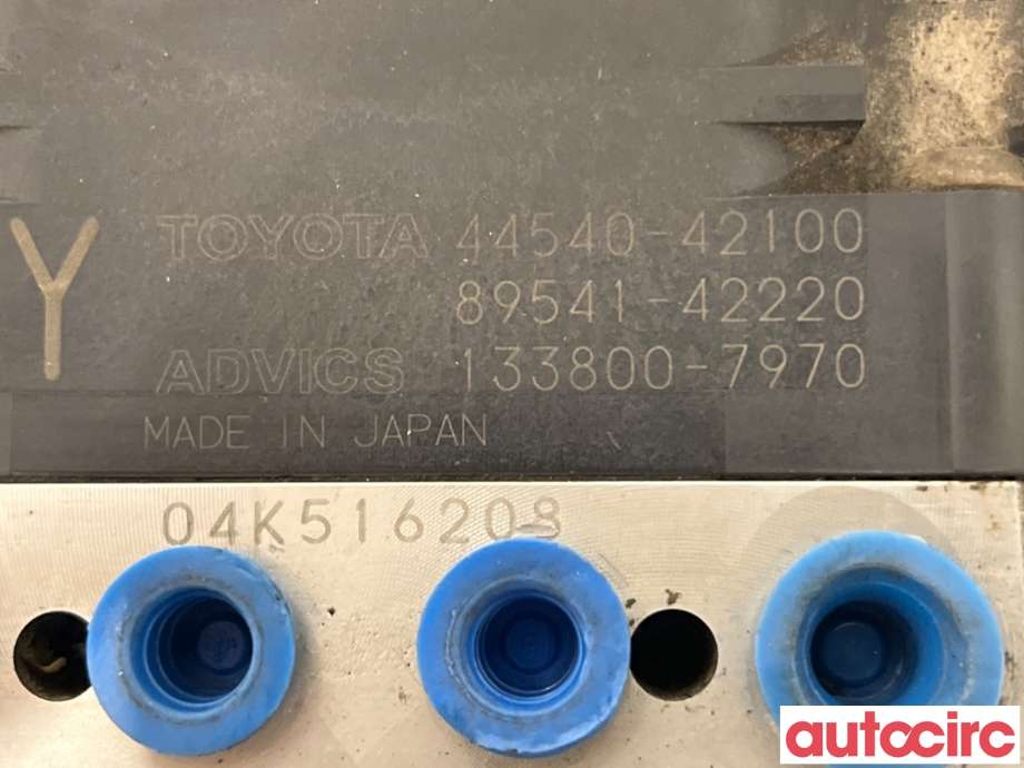 ABS sentral til Toyota RAV4 2006-2009 (Type III, Fase 1)  (TOYOTA|4405042230|133800-7970|44540-42100)