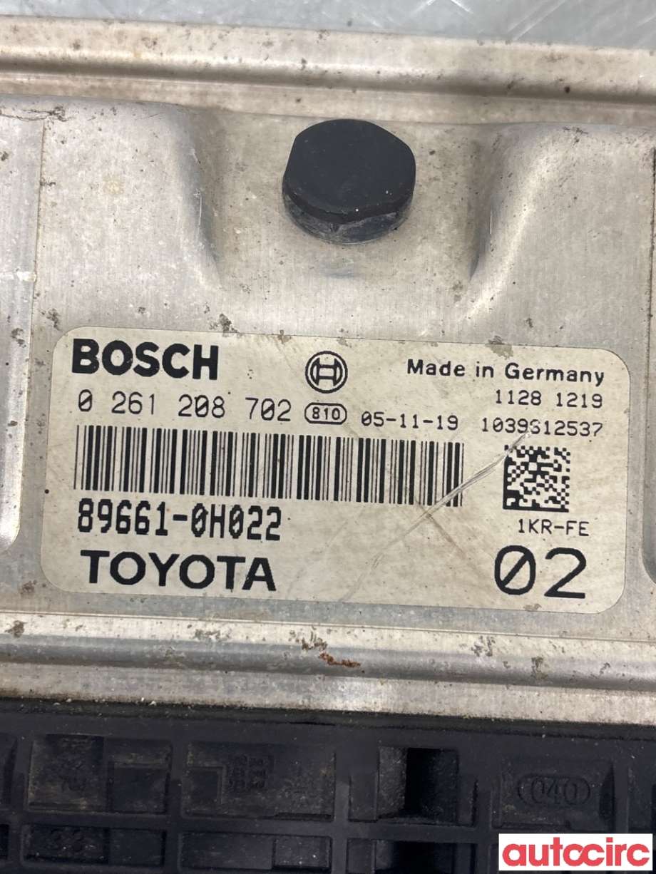 Styreenhet motor til Toyota Aygo 2005-2014 (Type I)  (TOYOTA|896610H022|0261208702|89661-0H022)