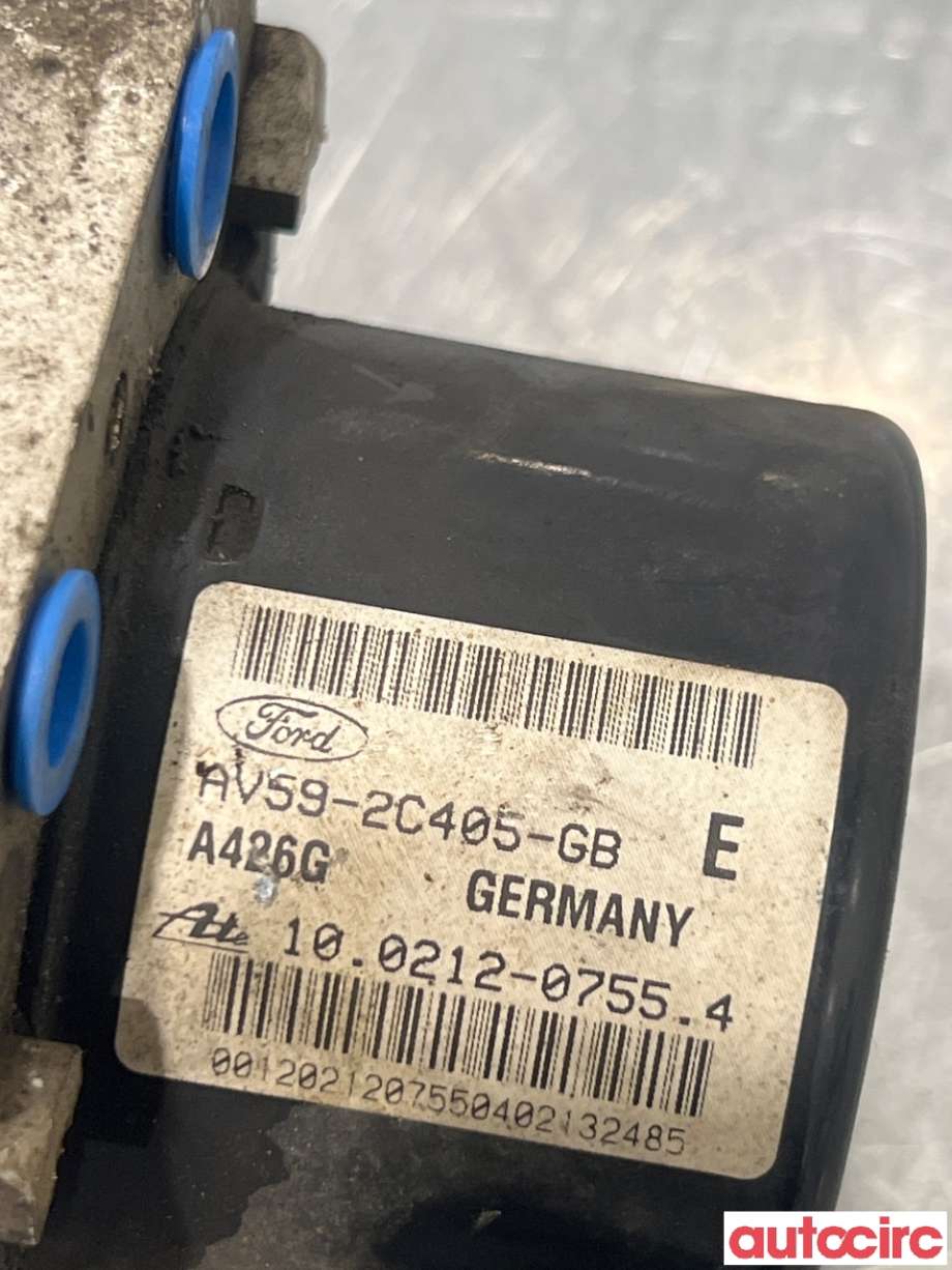 ABS sentral til Ford Fiesta 2008-2012 (Type VI, Fase 1)  (FORD|1550294|100212-07554|AV59-2C405-GB)