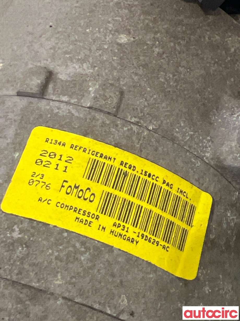 Aircondition kompressor til Ford Fiesta 2008-2012 (Type VI, Fase 1) (FORD|1890121||AP31-19D629-AC)