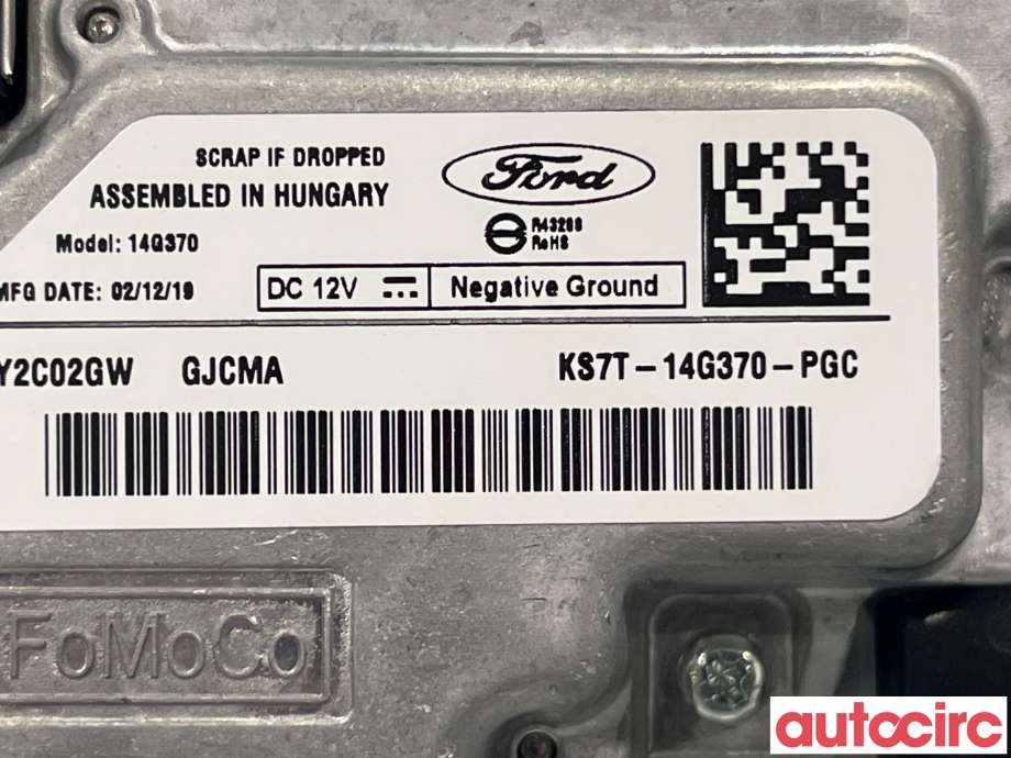 Multimedia display (MCU - Media Controller Unit) til Ford Mondeo 2019-->> (Type V, Fase 2)  (FORD|5609633|KS7T-18B955-SA)