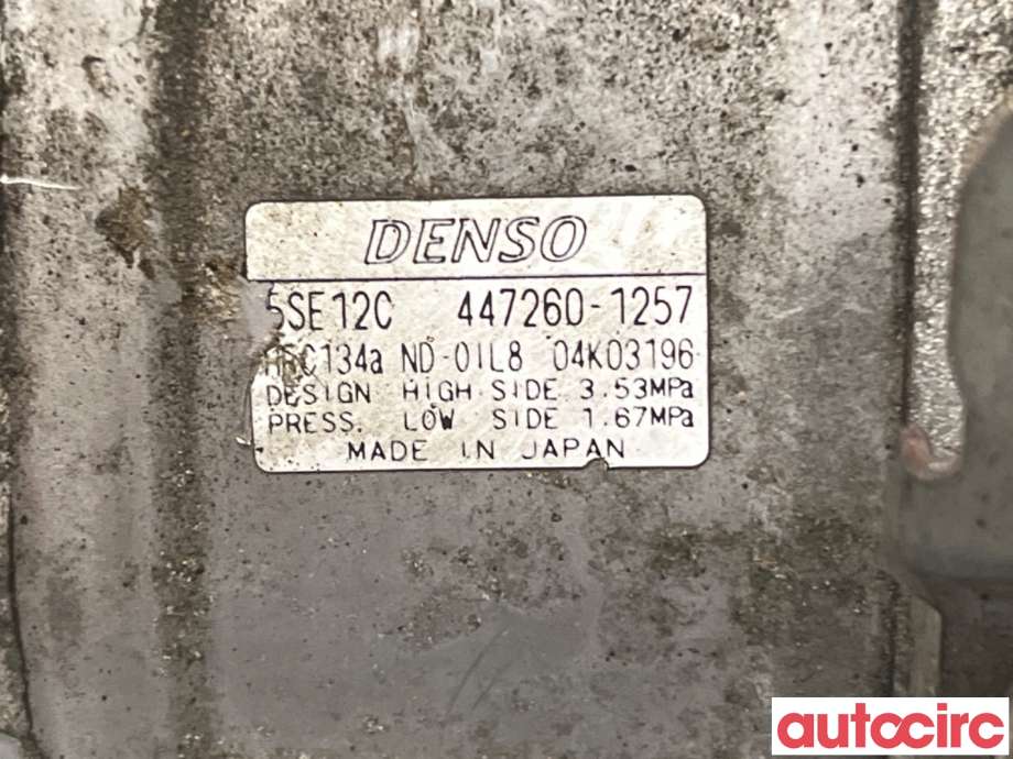 Aircondition kompressor til Toyota RAV4 2006-2009 (Type III, Fase 1)  (TOYOTA|8831042250|447260-1257|)
