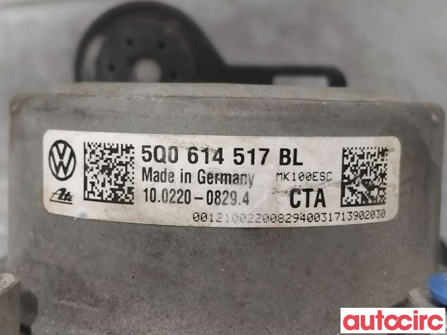 ABS sentral til VW e-Golf 2017-2020 (Fase 2) (VOLKSWAGEN|5Q0614517DB|100916-03803|5Q0614517BL)