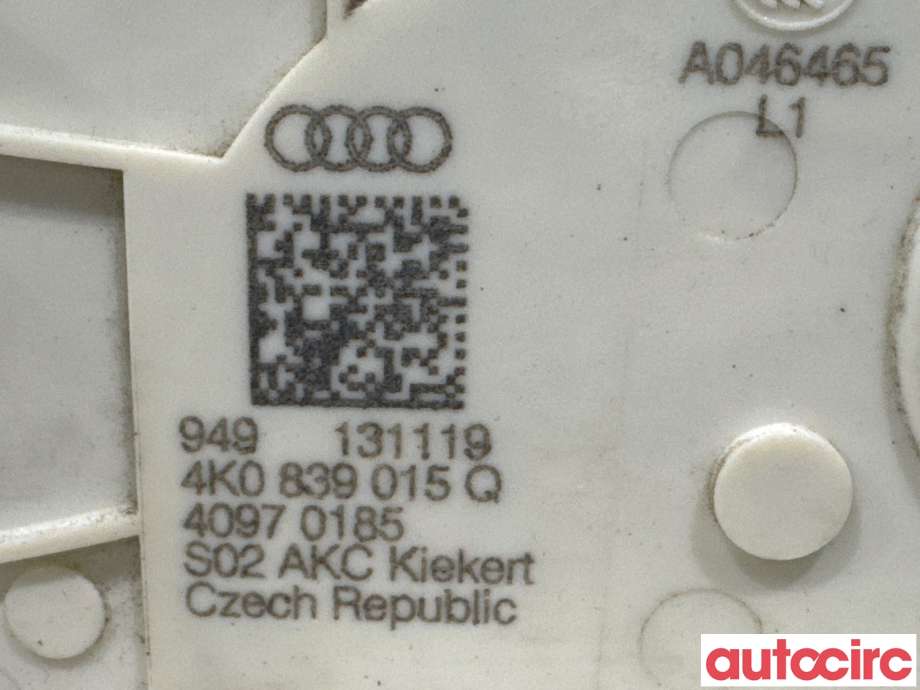 Dørlås låskasse til Audi e-tron 2018-->> (AUDI|4K0839015Q|)