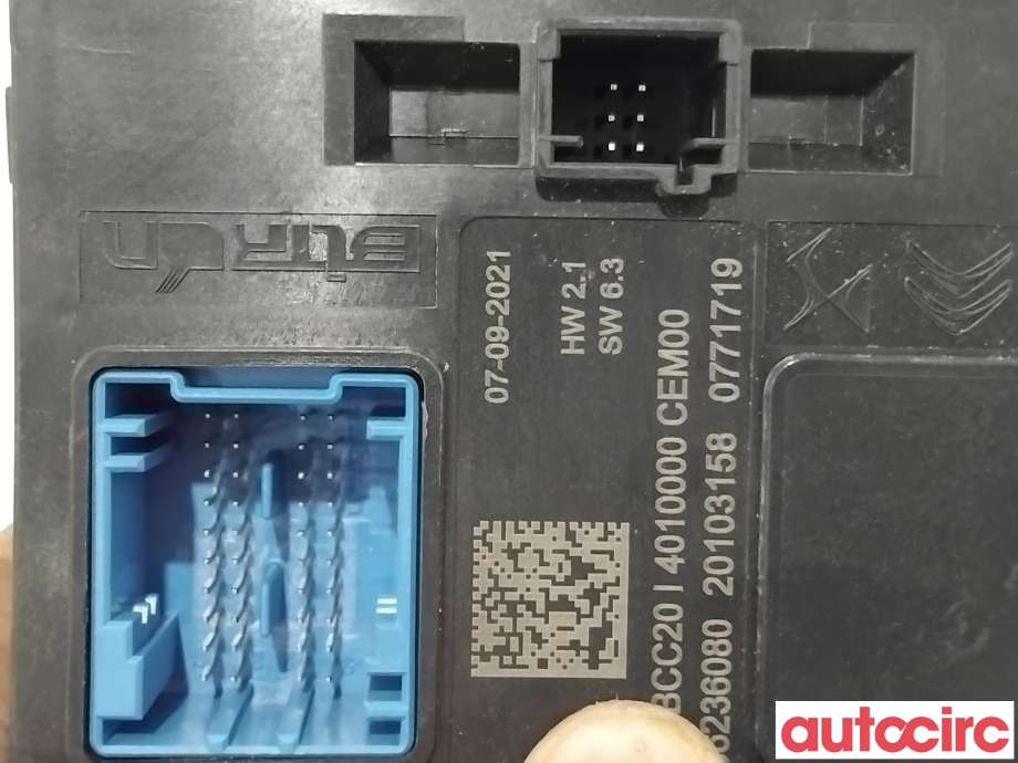 Styreenhet klima/aircondition til Citroën C4, Spacetourer 2019-->>  (CITROEN|1675581380||9836236080)