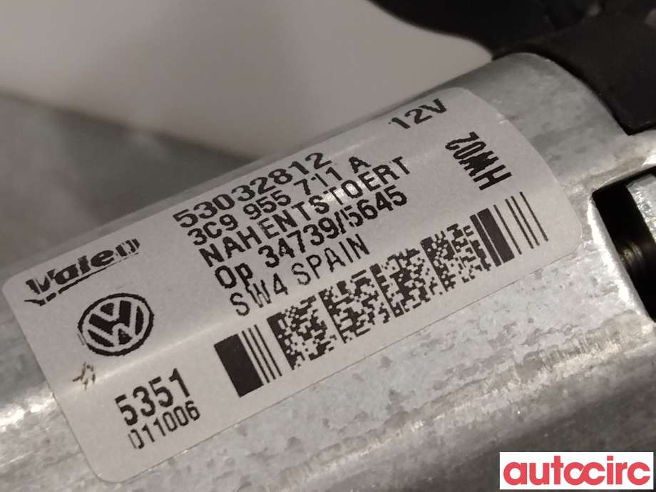 Viskermotor bakrute til VW Passat 2011-2015 (B7) (B7) (VOLKSWAGEN|3C9955711A)