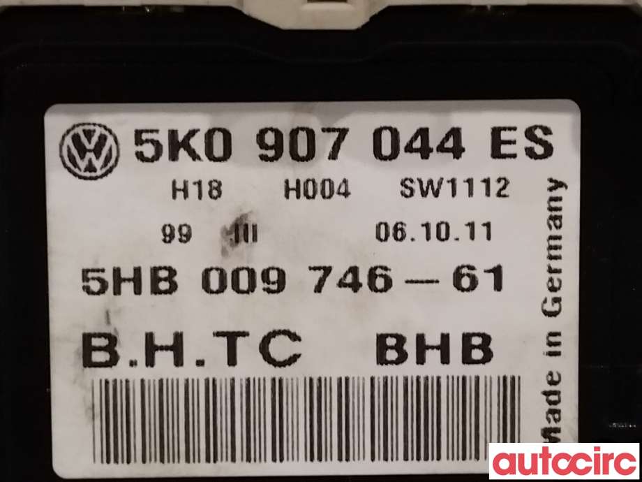 Varmeapparat betjening til VW Passat 2011-2015 (B7) (B7) (VOLKSWAGEN|5K0907044GK||5K0907044ES)