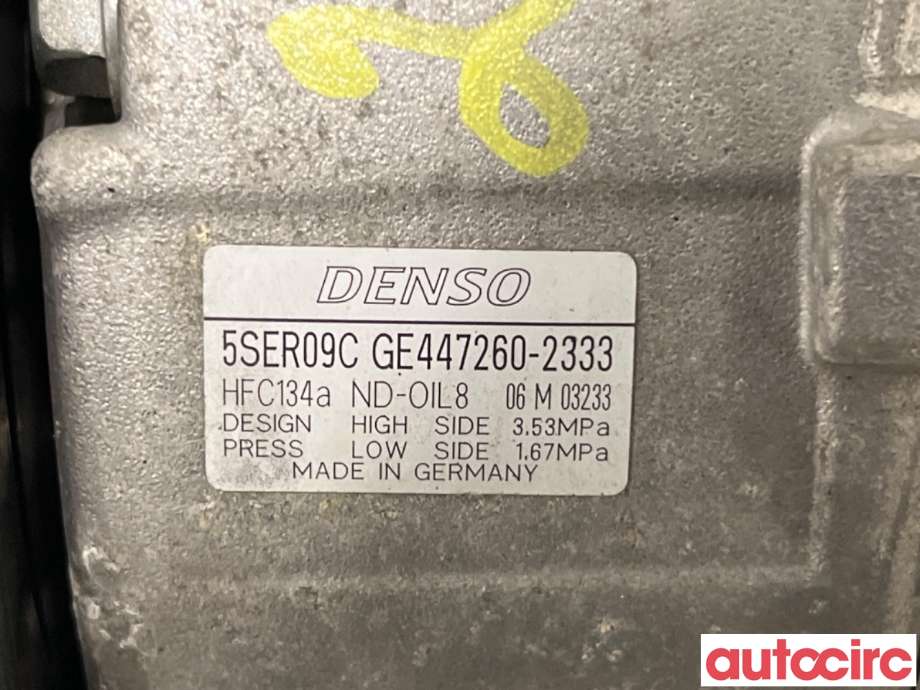 Aircondition kompressor til Toyota Auris 2010-2012 (Type I, Fase 2)  (TOYOTA|883100D330|447260-2333|)