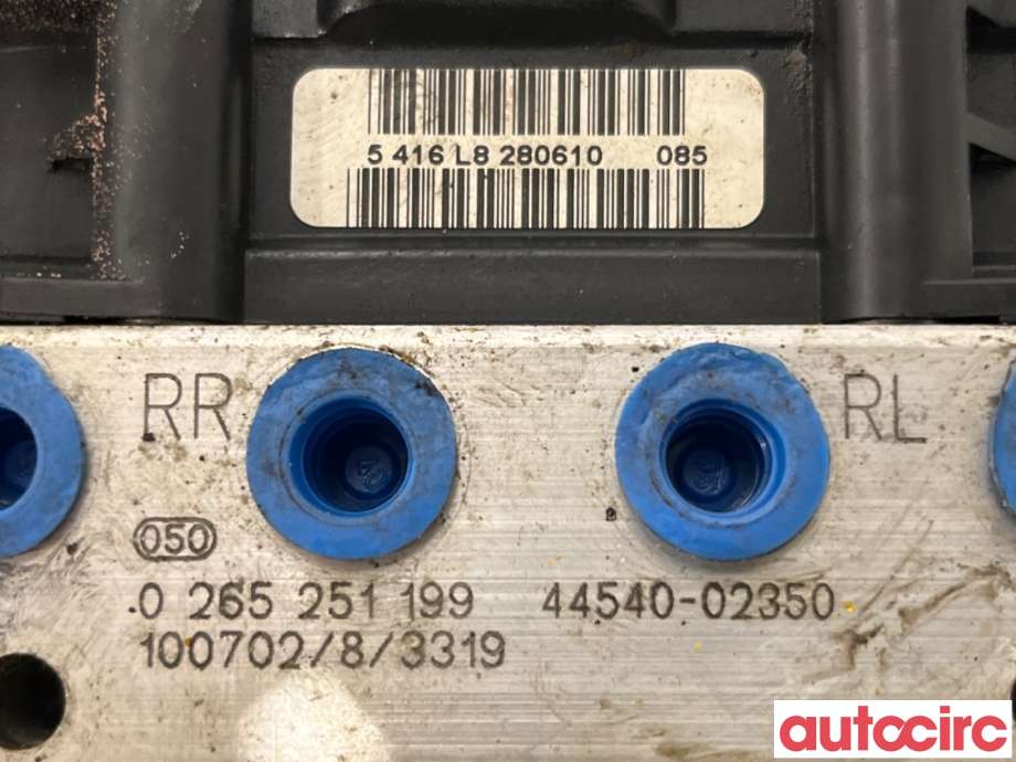 ABS sentral til Toyota Auris 2010-2012 (Type I, Fase 2)  (TOYOTA|4405002590|0265251199|44540-02350)