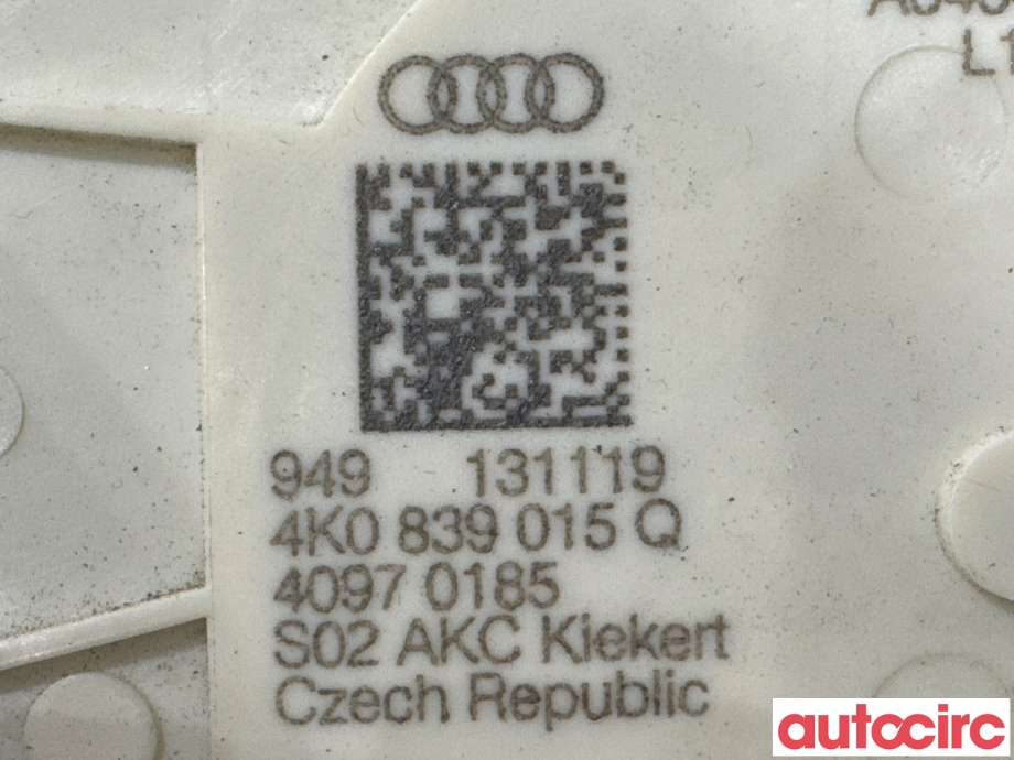 Dørlås låskasse til Audi e-tron 2018-->>  (AUDI|4K0839015Q|)