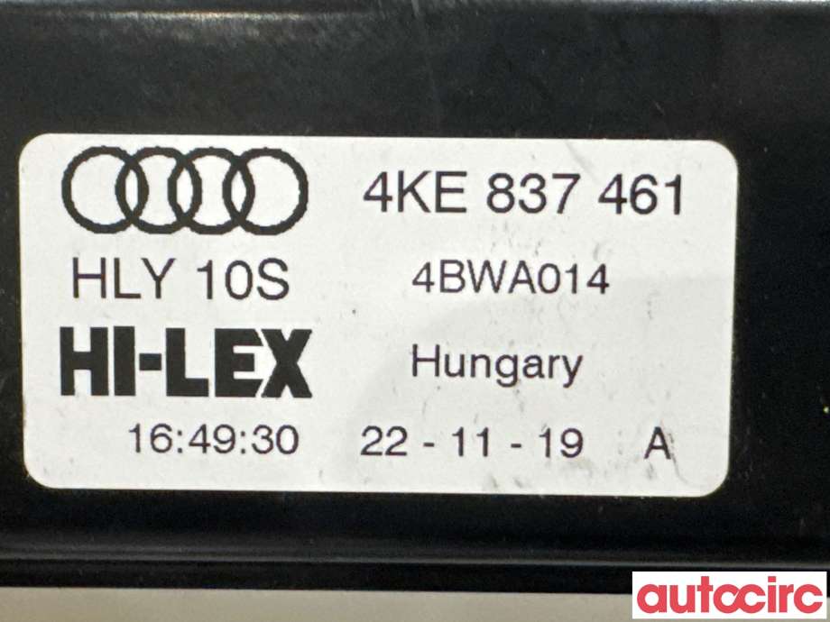 Ruteheis til Audi e-tron 2018-->>  (AUDI|4KE837461|)