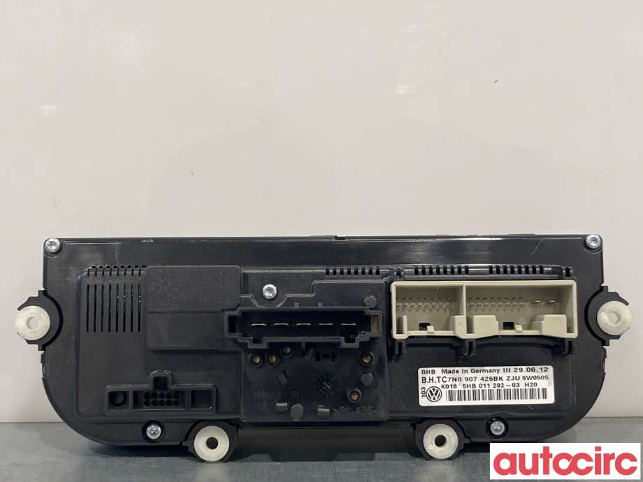 Varmeapparat betjening til VW Caddy 2010-2015 (Type III, Fase 2)  (VOLKSWAGEN|7N0907426BK)
