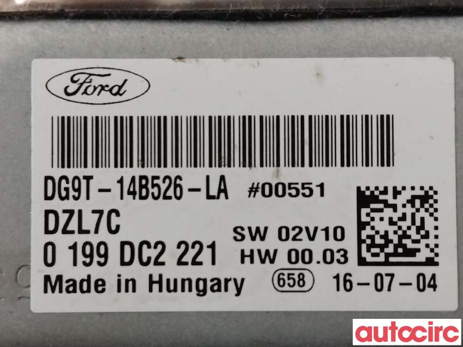 Styreenhet tenning til Ford S-Max 2015-->> (Type II)  (FORD|2431769|DG9T-14B526-LA)