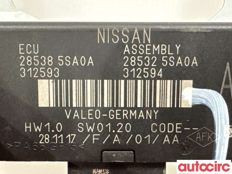 Styreenhet diverse til Nissan Leaf 2018-->> (Type II)  (NISSAN|285325SA0A|)