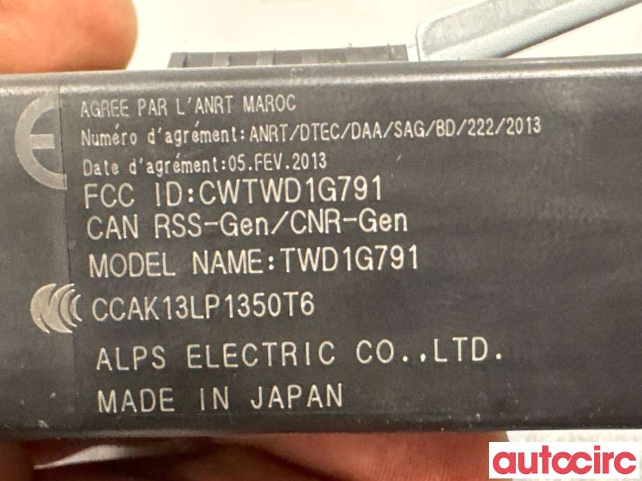Styreenhet diverse til Nissan Leaf 2018-->> (Type II) (NISSAN|407404NF0A|TWD1G791|)