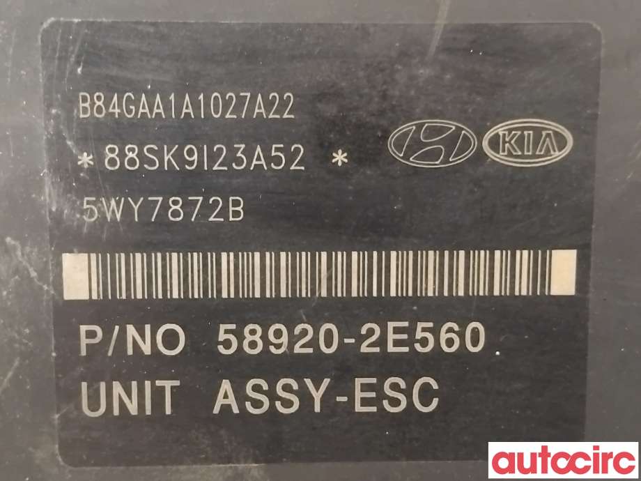 ABS sentral til Hyundai Tucson 2003-2009 (HYUNDAI|589202E560|BH6013B810|58920-2E560)