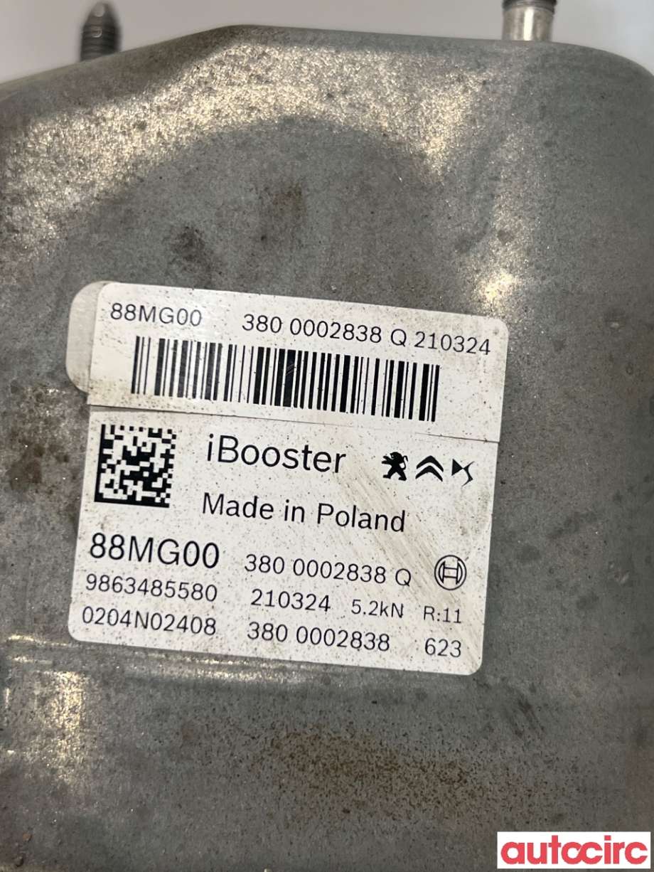 Bremsekraft-forsterker til Peugeot e-3008 2023-->>  (PEUGEOT|1695241780|97475001|9863485580)