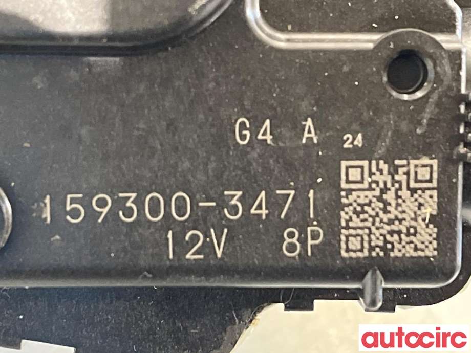 Viskermotor frontrute til Mitsubishi Outlander 2012-2015 (Type III, Fase 1)  (MITSUBISHI|8250A609|159300-3471|)
