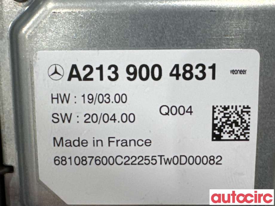 Styreenhet diverse til Mercedes EQC 2019-->>  (MERCEDES|A2139004831|)