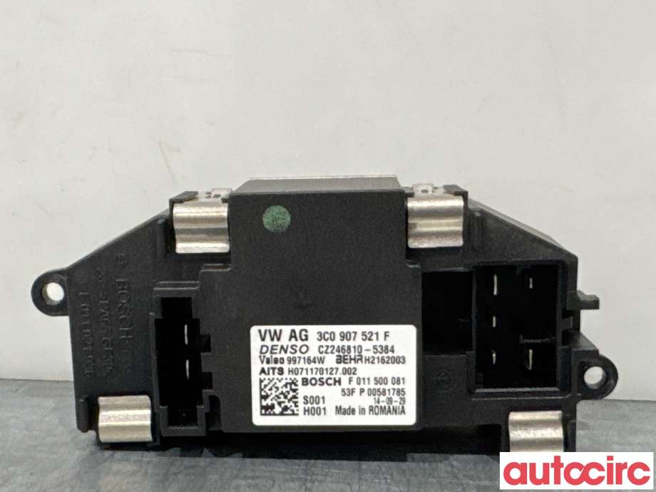 Varmeapparat motstand til Škoda Superb 2008-2015 (Type II) (SKODA|3C0907521G|F011500081|3C0907521F)