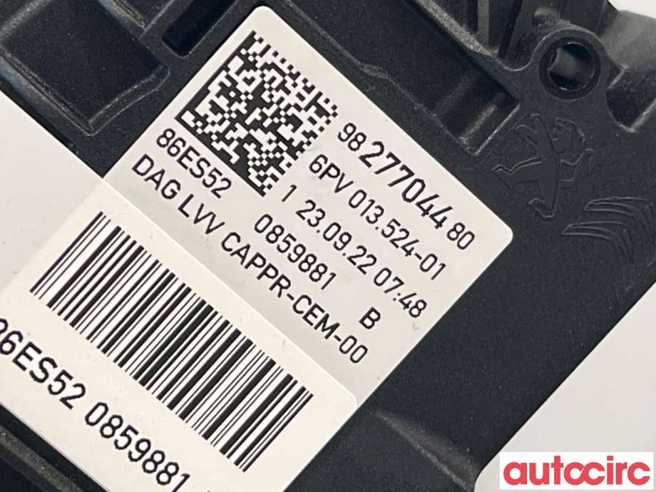 Pedal gass til Citroën C4, Spacetourer 2019-->>  (CITROEN|9827704480)