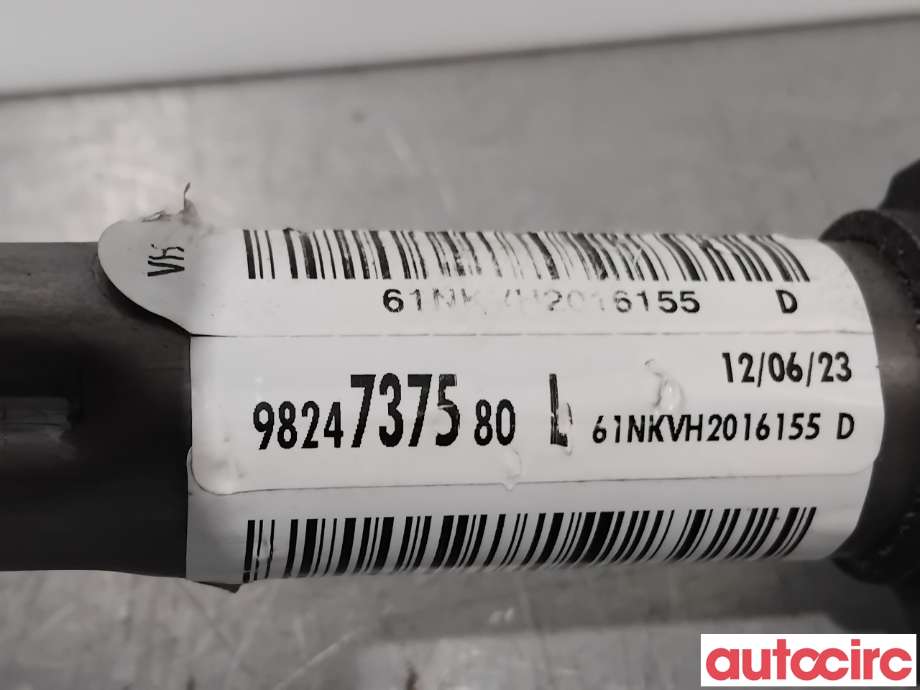 Rattaksel til Opel Mokka E 2020-->> (Type II) (OPEL|NO NR||9824737580)