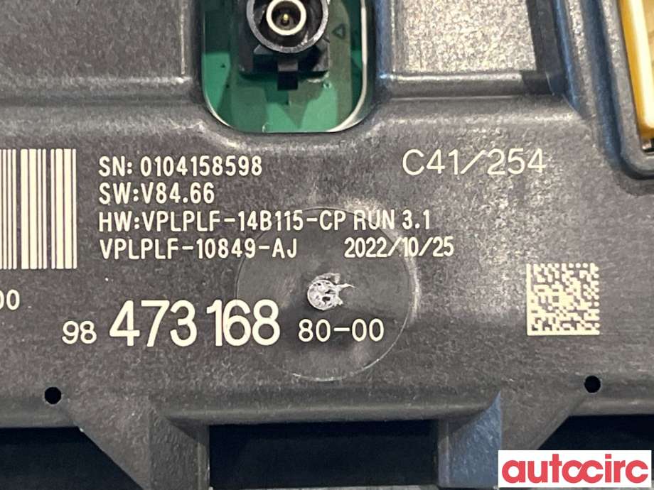 Instrumentpanel til Citroën C4, Spacetourer 2019-->> (CITROEN|9849072780|9847316880)