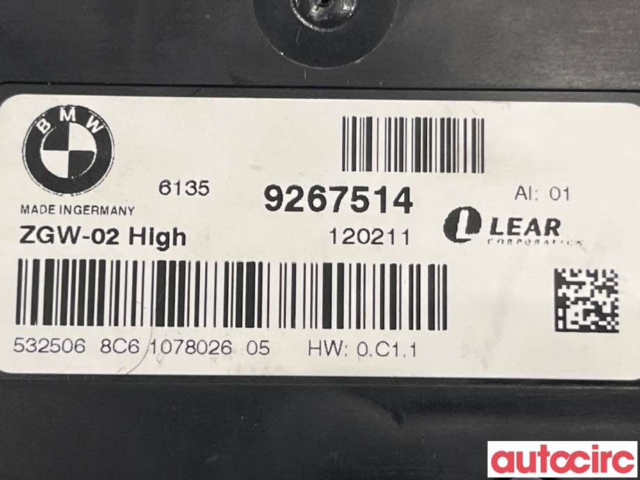 Diverse deler til BMW 5-Serie 2010-2017 (F10/F11) (F10/F11) (BMW|61355B5DFC8|61359267514)