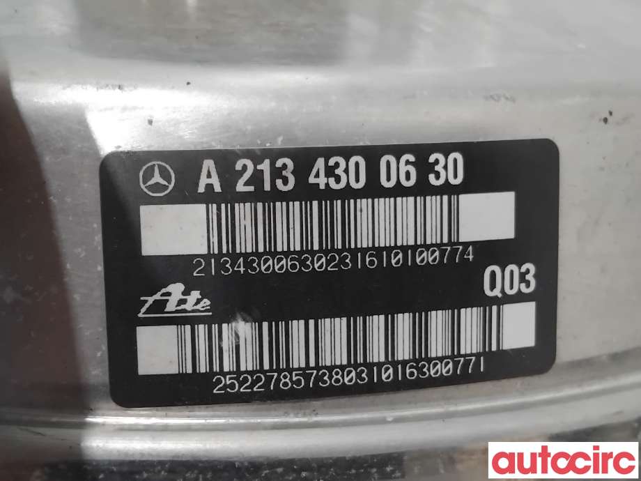 Bremsekraft-forsterker til Mercedes GLC 2015-2022 (X253) (X253) (MERCEDES|A2134301130||A2134300630)