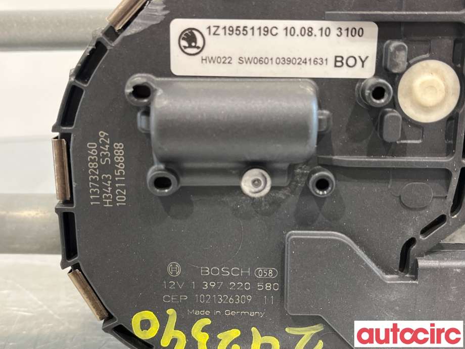 Viskermotor frontrute til Škoda Octavia 2009-2013 (Type II, Fase 2)  (SKODA|1Z1955119C)