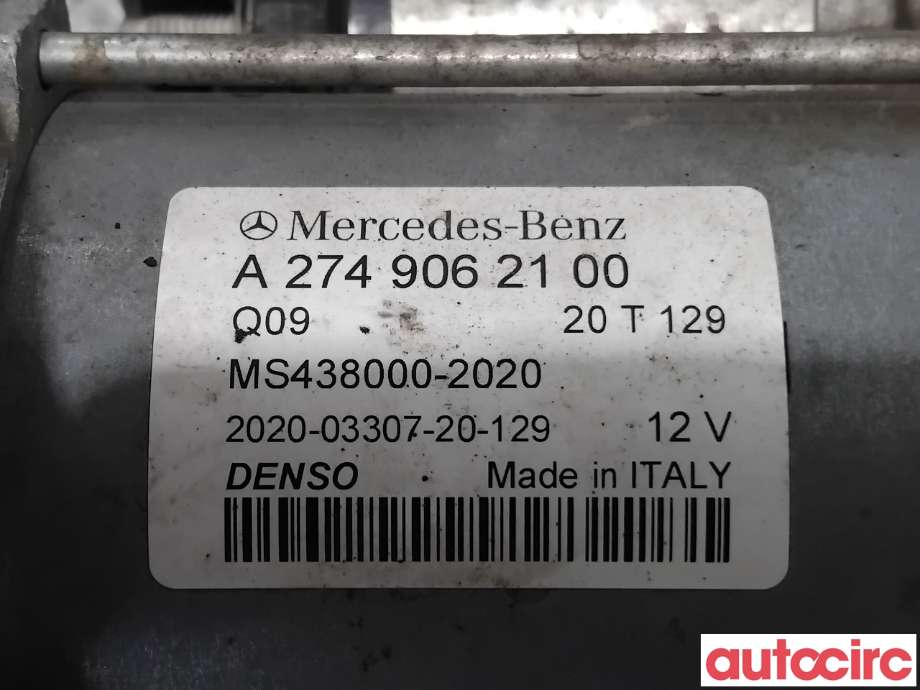 Starter til Mercedes GLC 2015-2022 (X253) (X253) (MERCEDES|A2749062100|MS438000-2020)