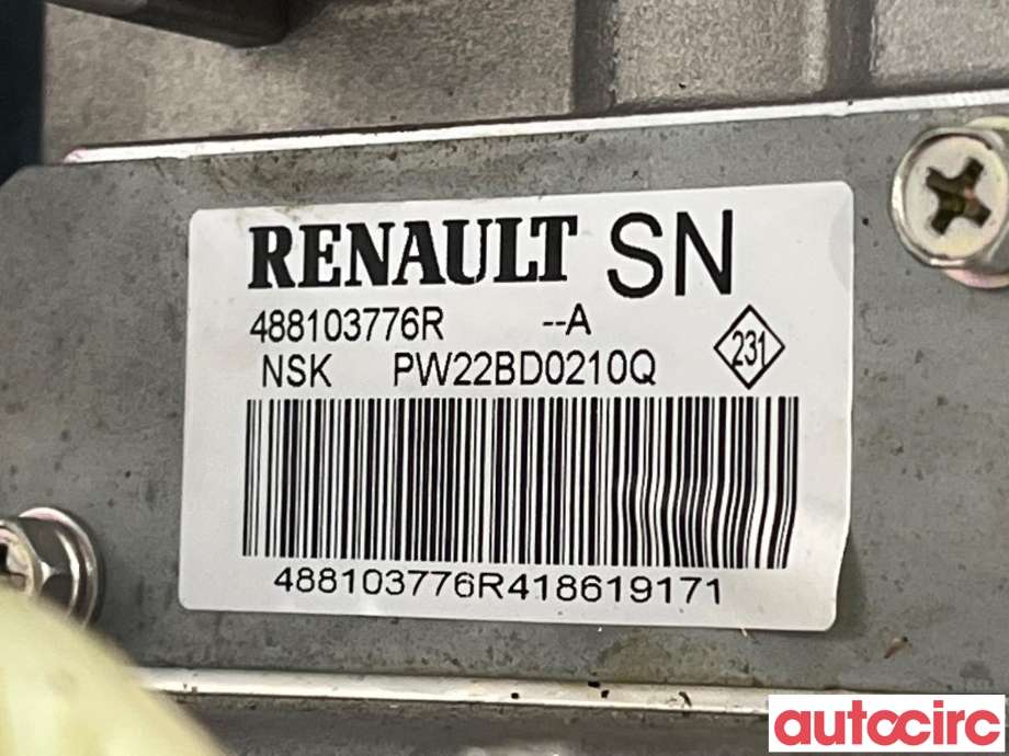 Rattaksel elektrisk servo til Renault Zoe 2013-2019 (Fase 1) (RENAULT|488103776R|)