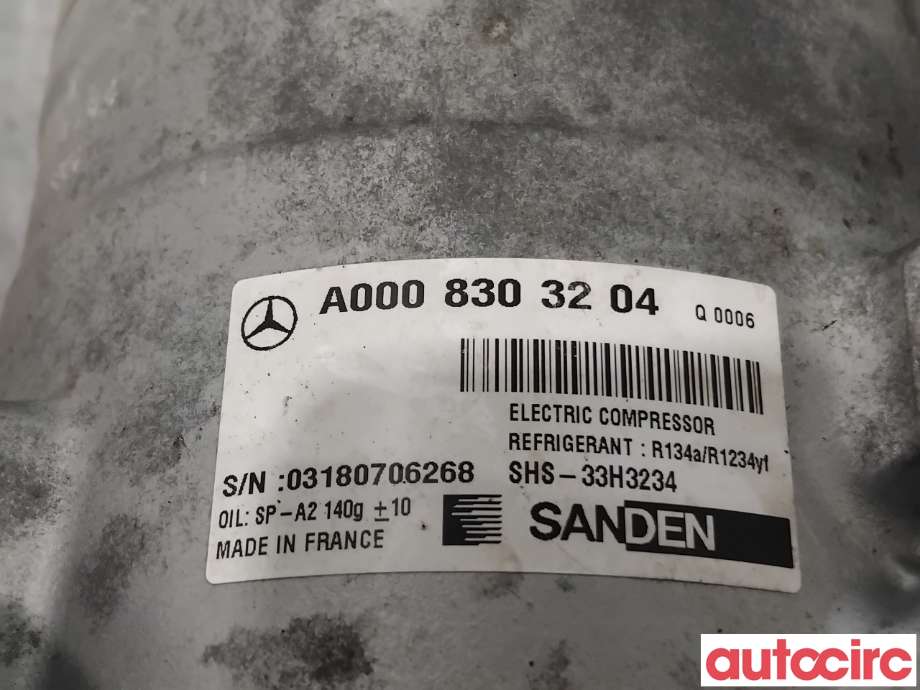 Aircondition kompressor til Mercedes GLC 2015-2022 (X253) (X253) (MERCEDES|A0008303204|SHS-33H3234)