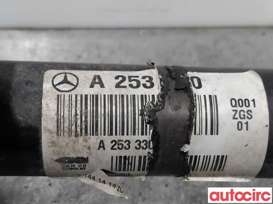 Drivaksel høyre foran, elbil til Mercedes GLC 2015-2022 (X253) (X253) (MERCEDES|A2533301300|)