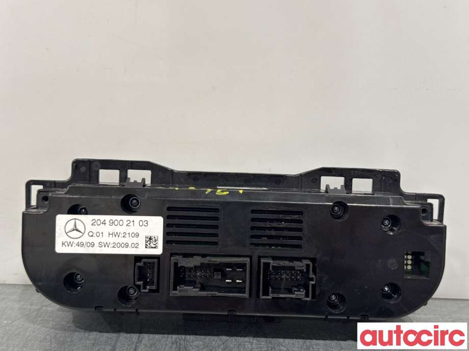 Varmeapparat betjening til Mercedes GLK 2008-2015 (X204) (X204) (MERCEDES|A2049002103||A2049000707)