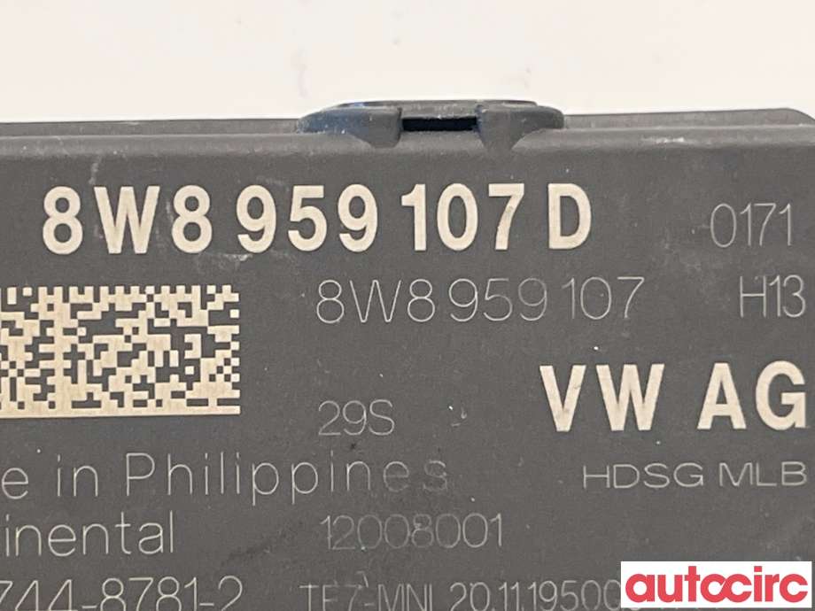 Styreenhet elektrisk bakluke til Audi e-tron 2018-->> (AUDI|8W8959107D)