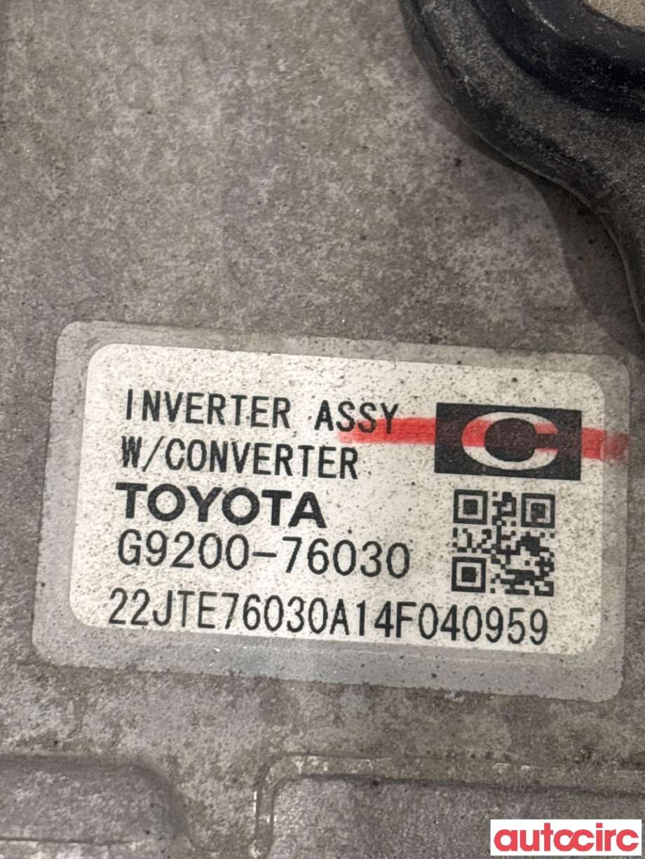 Inverter hybrid til Toyota Auris 2013-2015 (Type II, Fase 1)  (TOYOTA|G920079025||G9200-76030)
