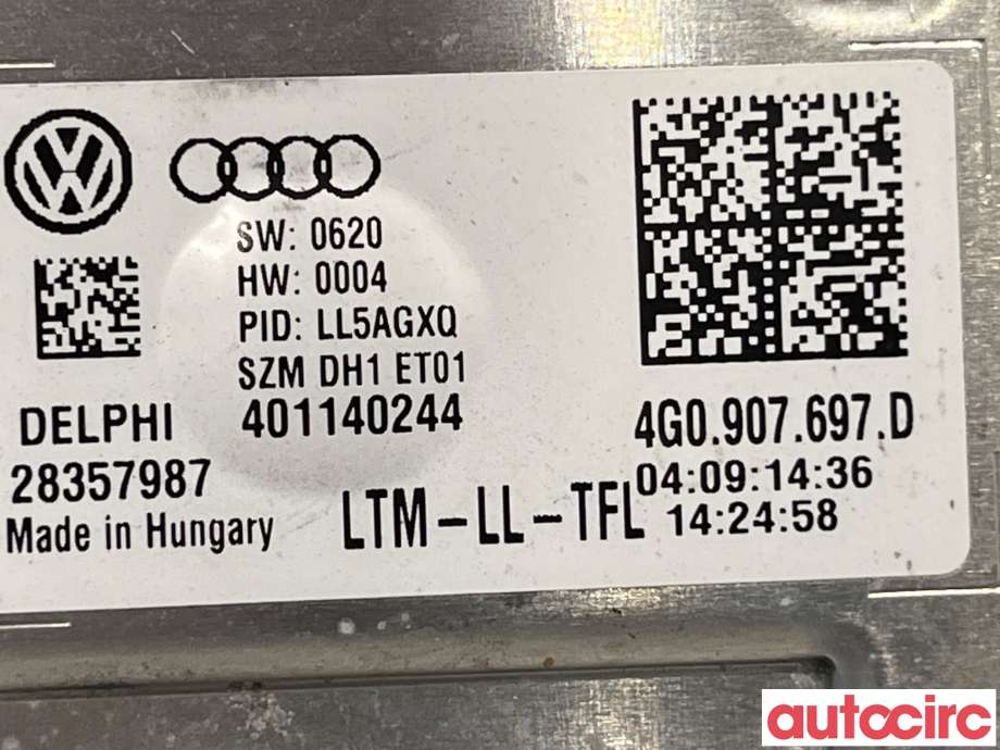 Styreenhet xenon/ballast til Audi A4 2007-2014 (Type IV) (B8) (B8) (AUDI|4G0907697D)