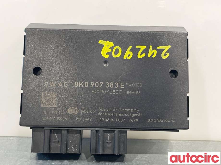 Styreenhet hengerfeste til Audi A4, 2007-2014 (Type IV) (B8) (B8) (AUDI|8K0907383E)